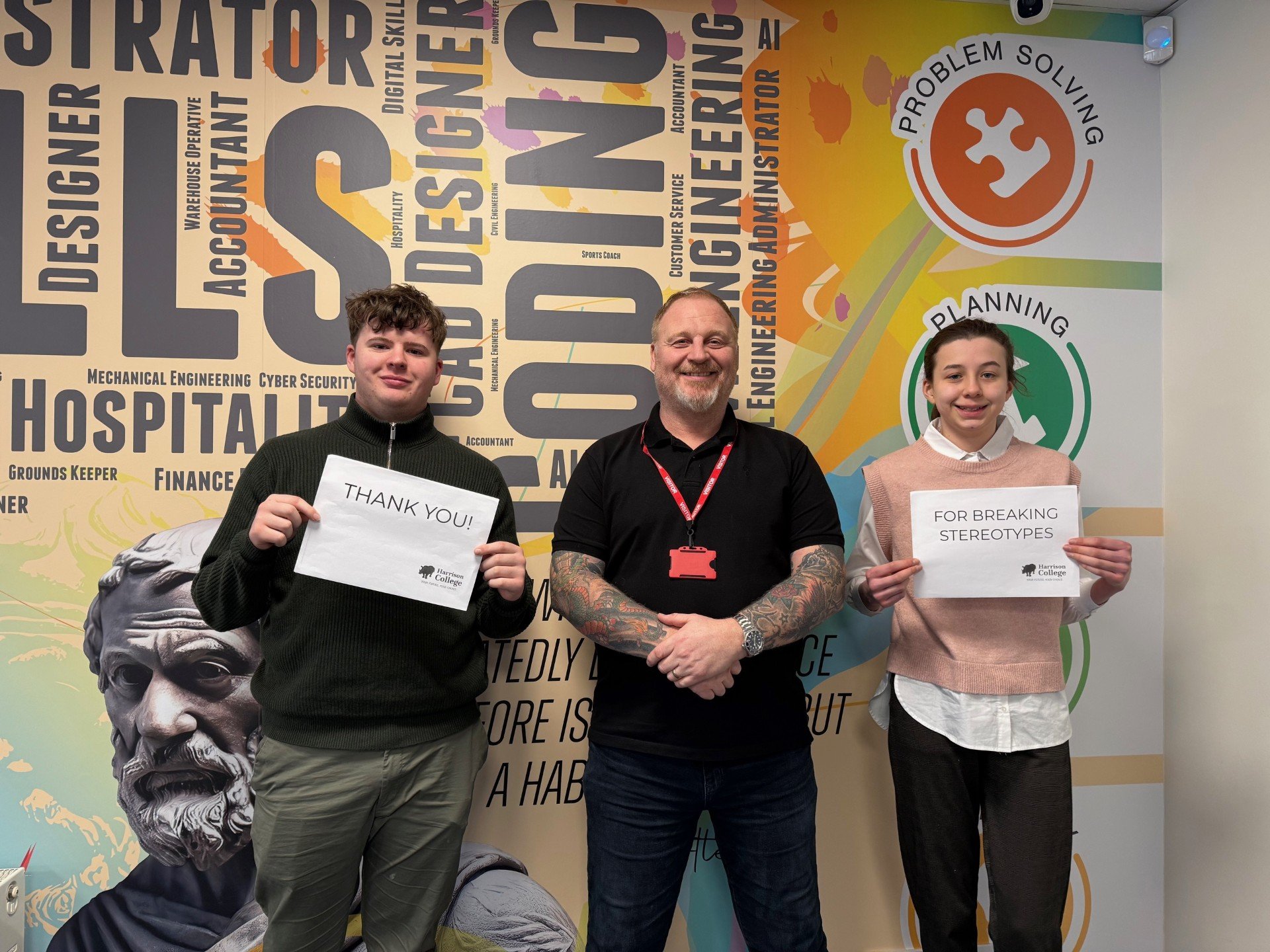 Fastline Services Deliver Hands on Careers Workshop at Harrison College